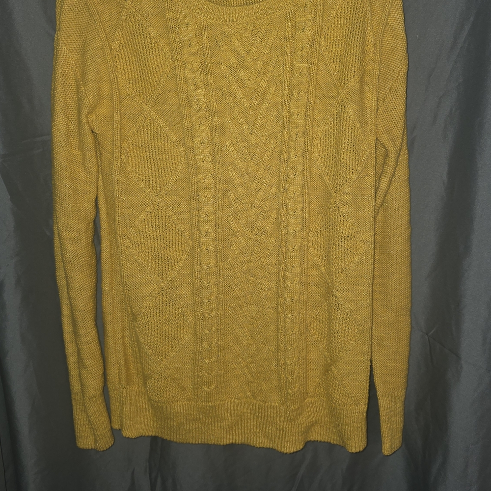Mossimo Supply Co. Mustard Knit Sweater